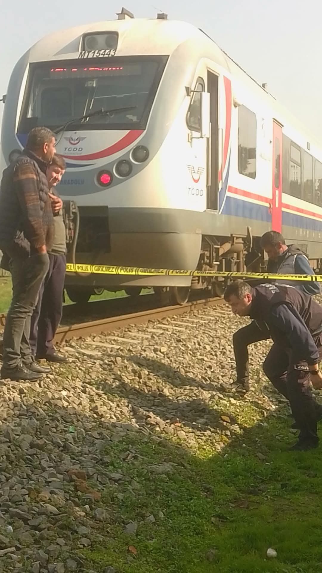 GERMENCİK TE TREN KAZASI