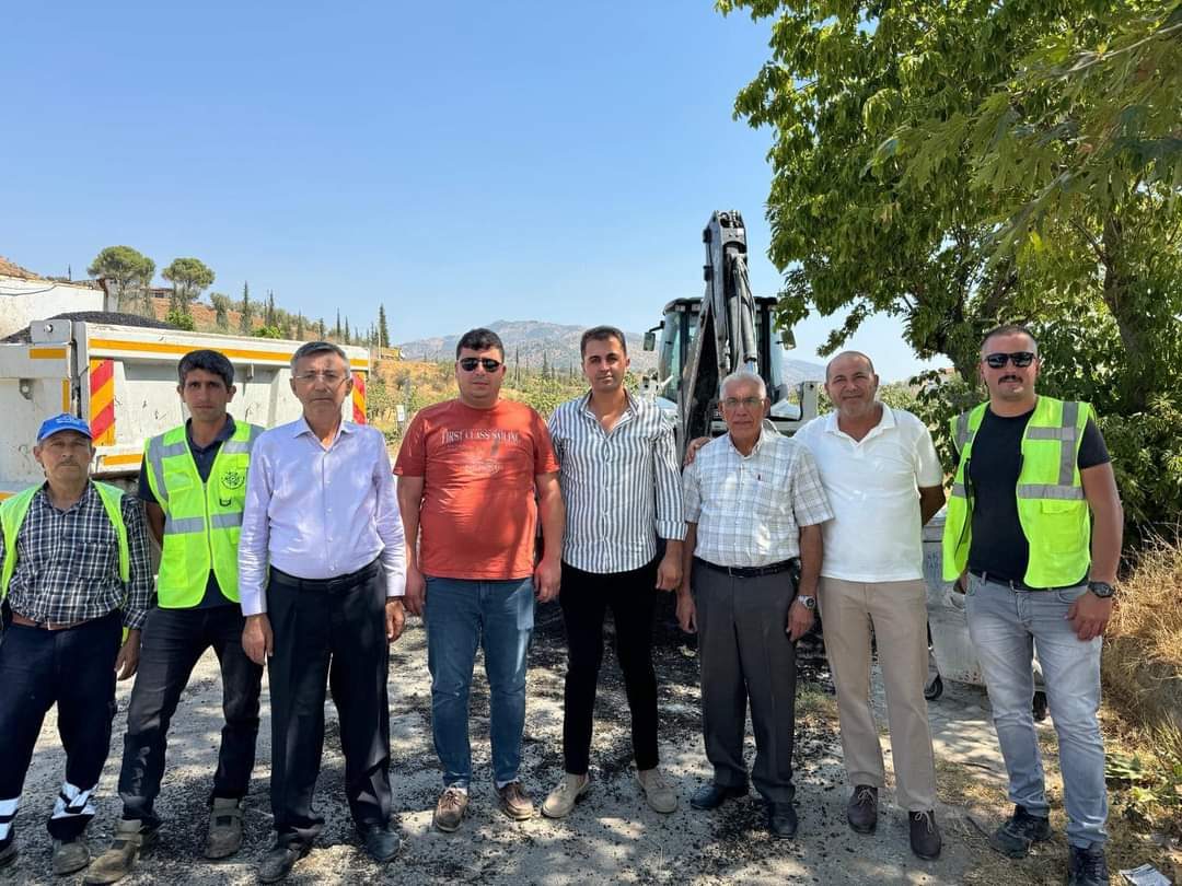 Aydın Büyükşehir Köşk'te Doğalgaz Kazı Alanlarındaki Hasarların Onarım İşlerine Başladı