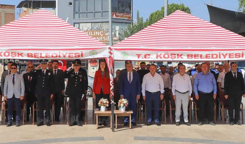 Köşk İlçesinde 30 Ağustos Zafer Bayramı Coşkuyla Kutlandı