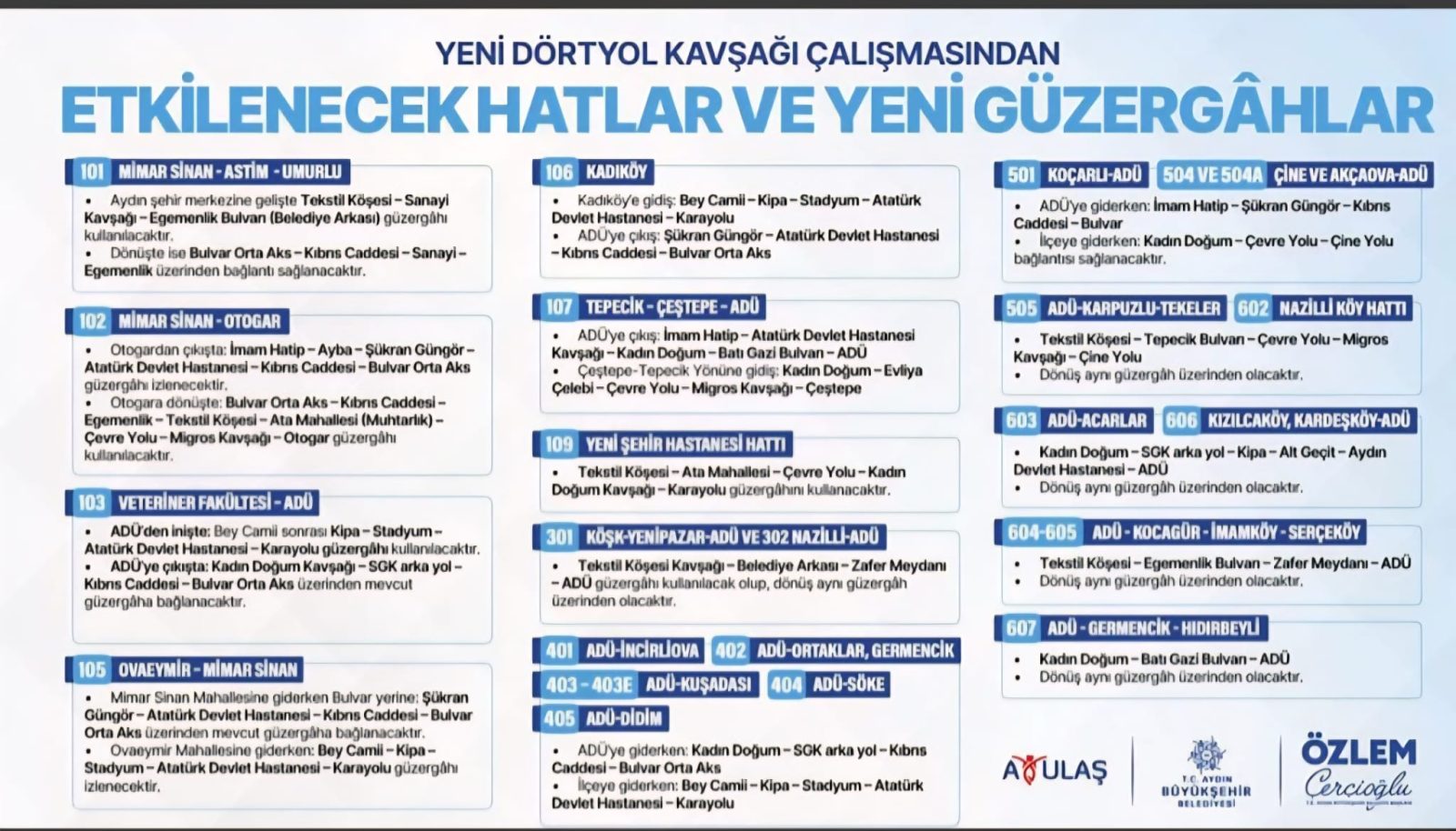Aydın’da Toplu Ulaşımda Yeni Dönem