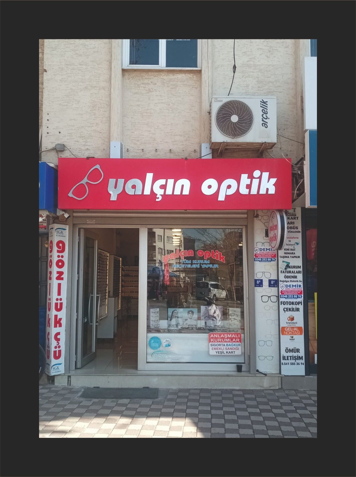 Gözlüğün Adresi: Yalçın Optik