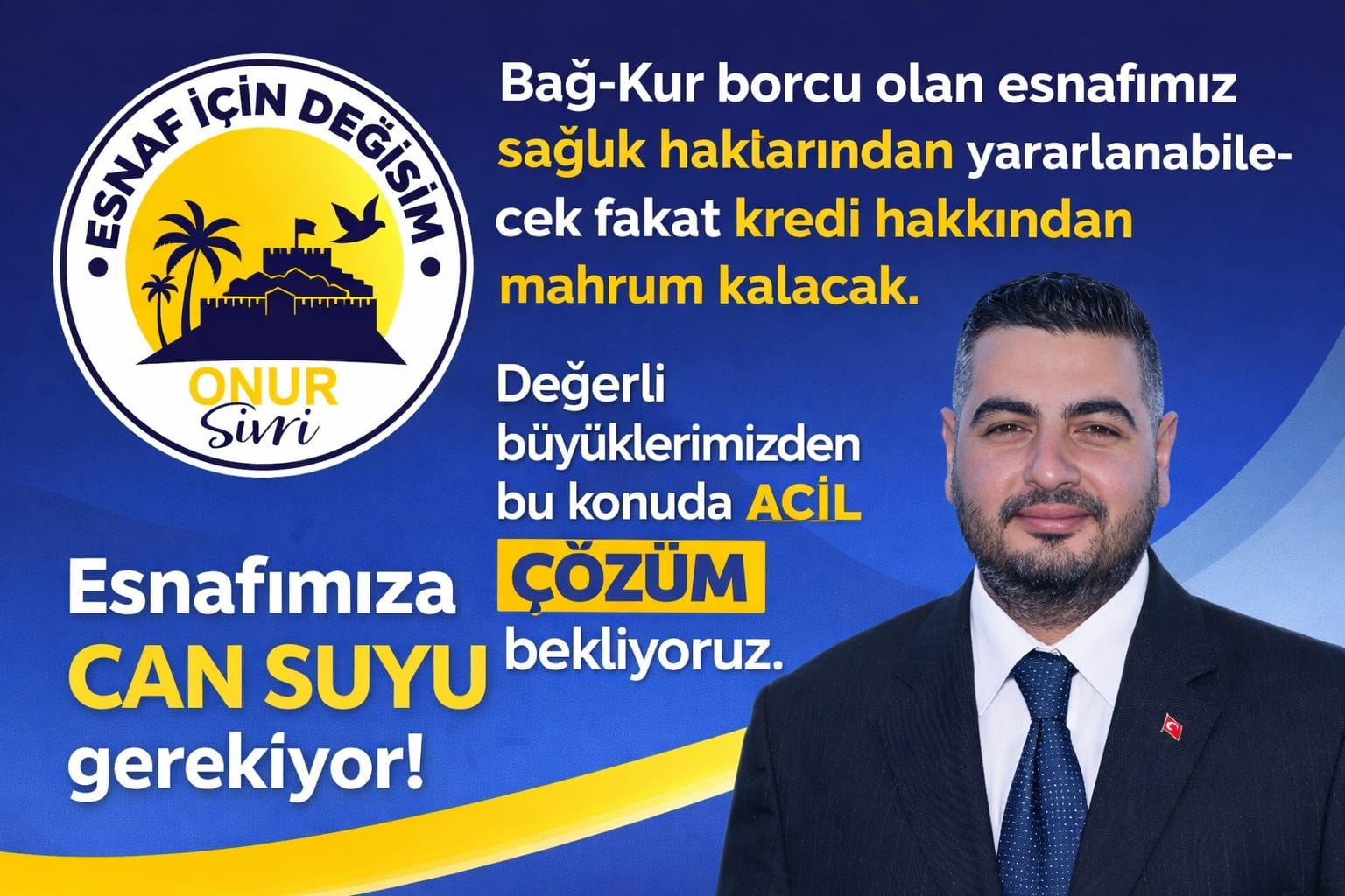 Bağ-Kur Borçlu Esnafa Sağlık Hakkı Var, Kredi Hakkı Yok!