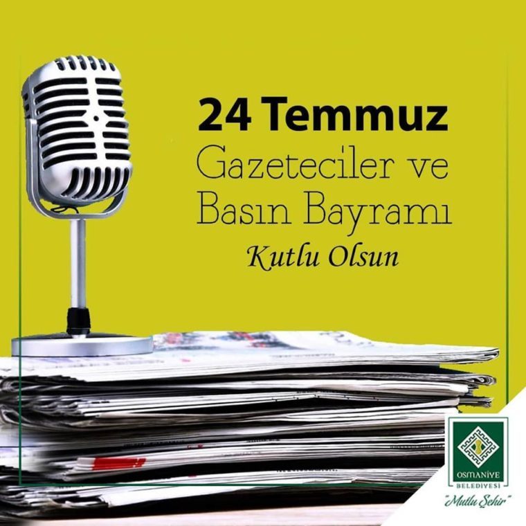 24 Temmuz Gazeteciler ve Basın Bayramı"