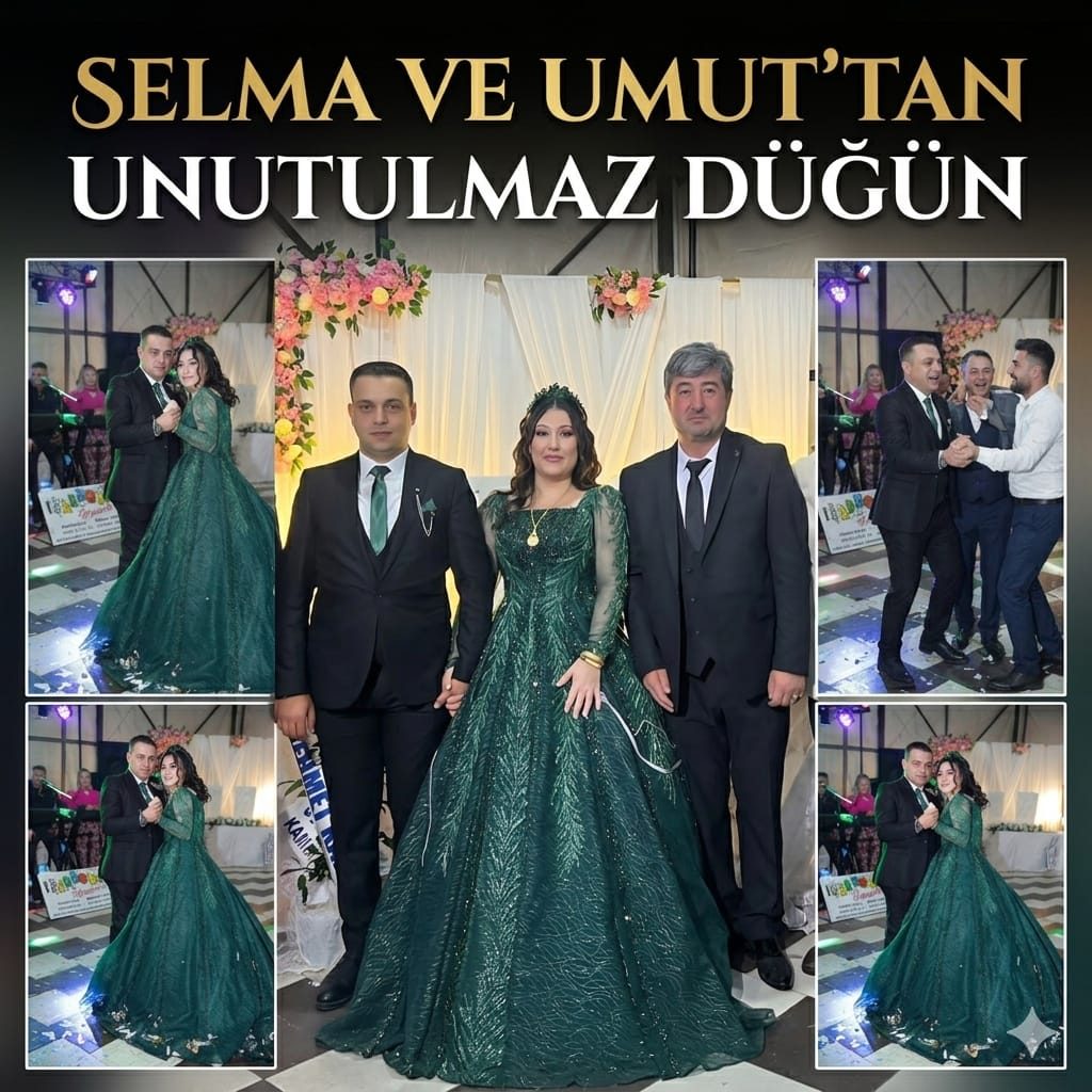 SELMA VE UMUT’TAN UNUTULMAZ DÜĞÜN