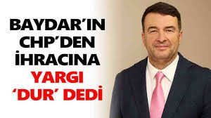 Metin Lütfi Baydar'ın CHP'den ihracına yargı 'dur' dedi