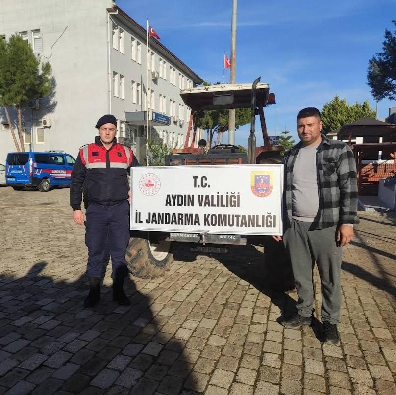 ÇALINTI TRAKTÖR DİDİM’DE TERKEDİLMİŞ BULUNDU