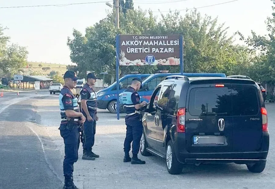JANDARMA MİLYONFEST İÇİN DİDİM’DE KONTROLDE
