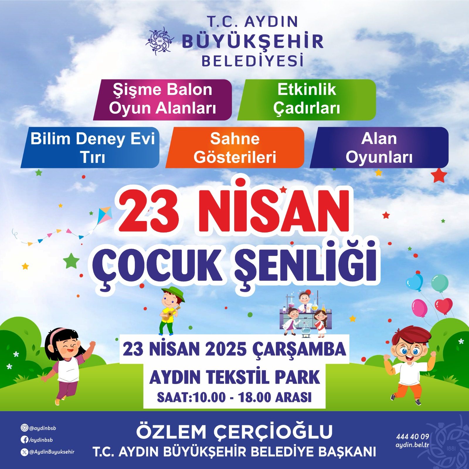 Aydınlı Çocuklar 23 Nisan Coşkusunu Aydın Tekstil Park’ta Yaşayacak