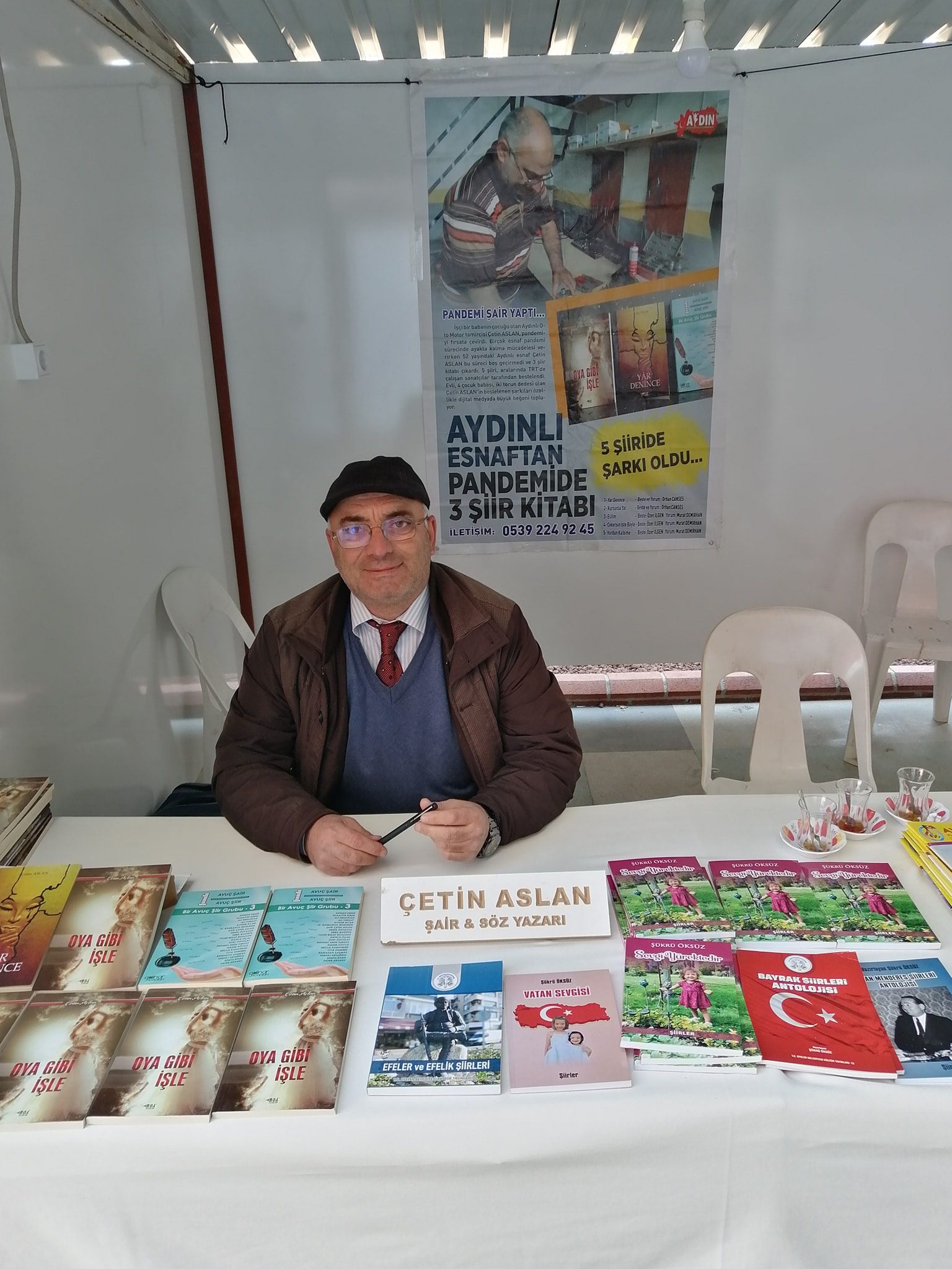 HALK ŞAİRİ ÇETİN ASLAN’DAN İMZA GÜNÜNE DAVET