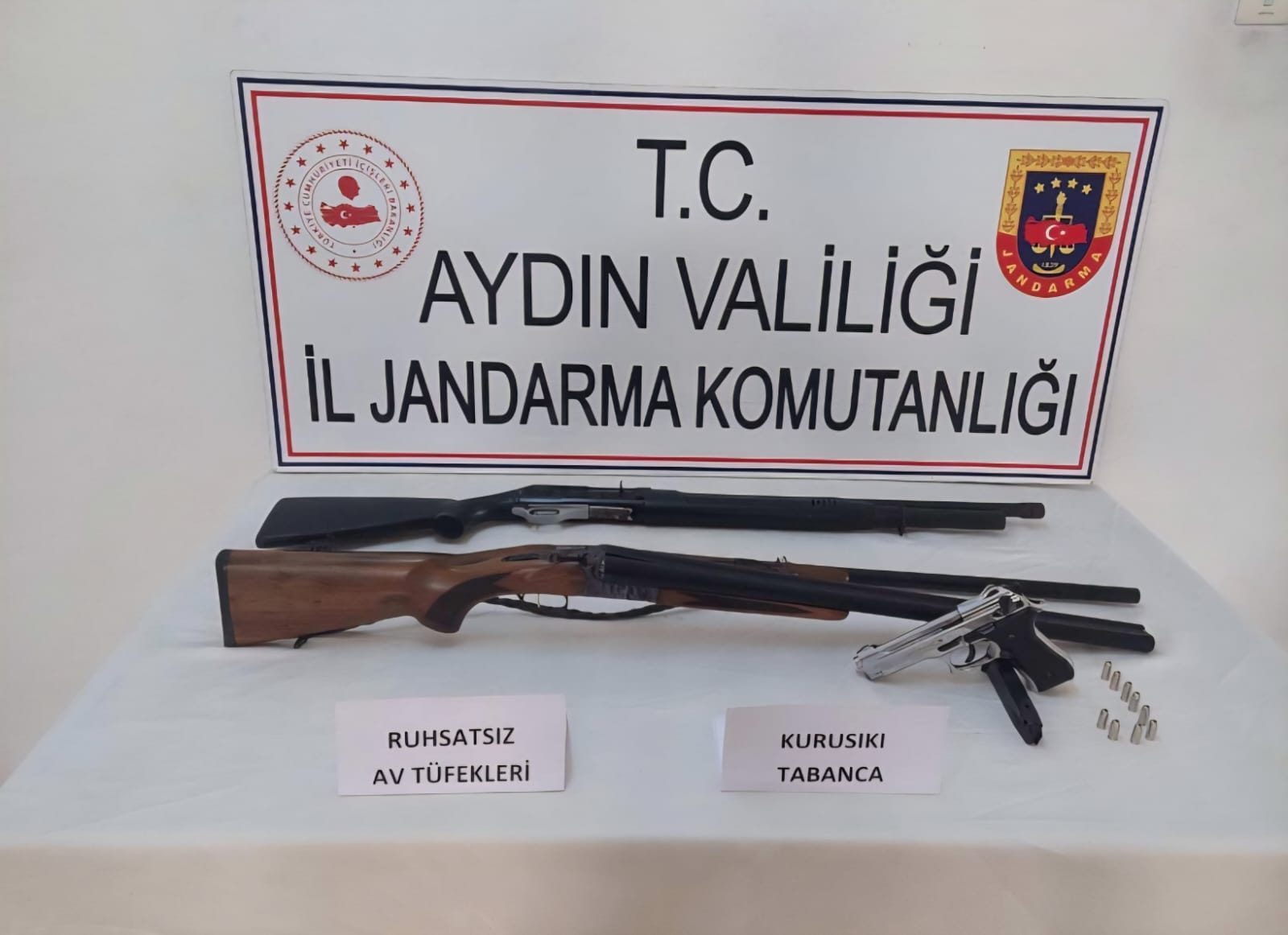 Aydın İl Jandarma’dan Sultanhisar’da Ruhsatsız Silah Operasyonu