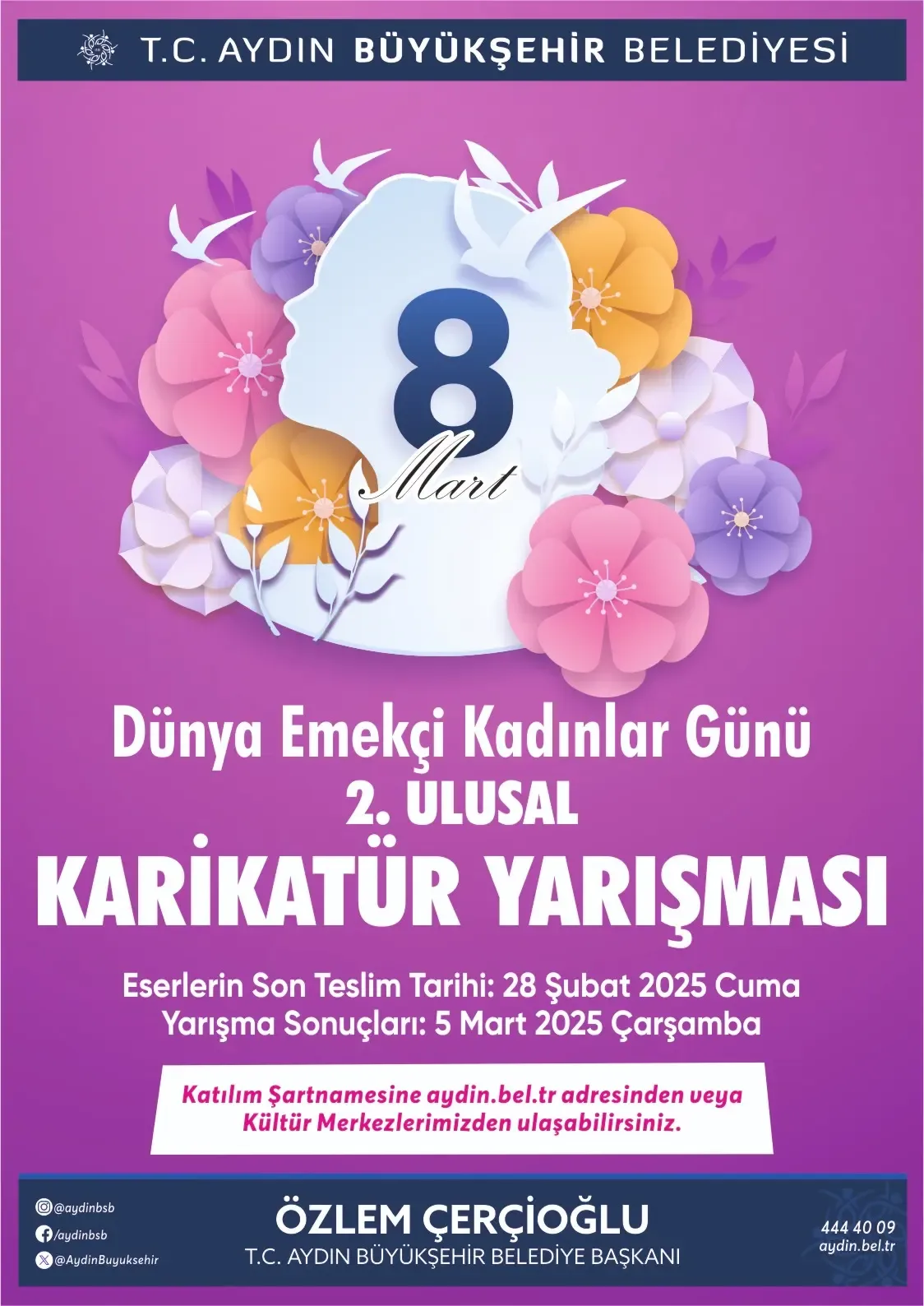Aydın'da 2. Ulusal Emekçi Kadınlar Karikatür Yarışması Duyuruldu