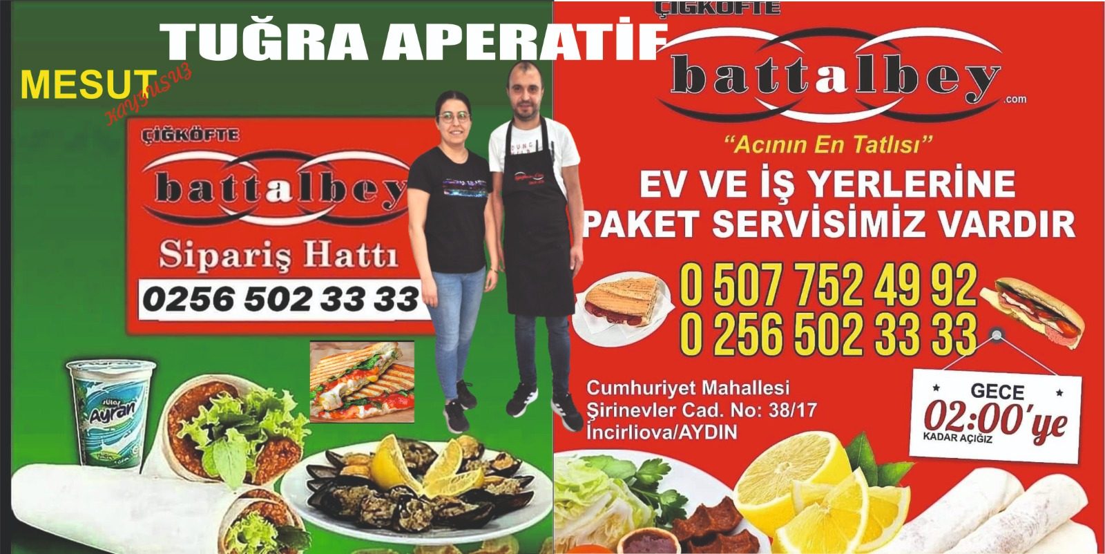 TUĞRA APERATİF MESUT KAYGUSUZ