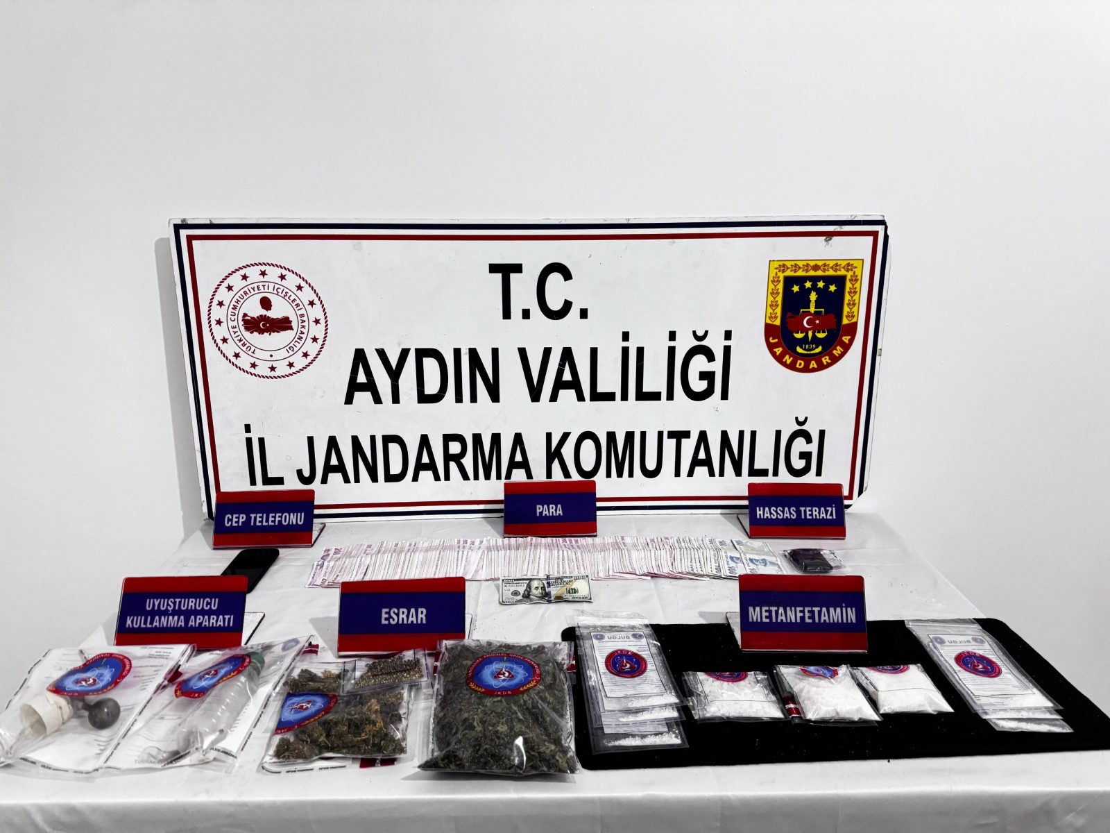 NAZİLLİ’DE UYUŞTURUCU OPERASYONU