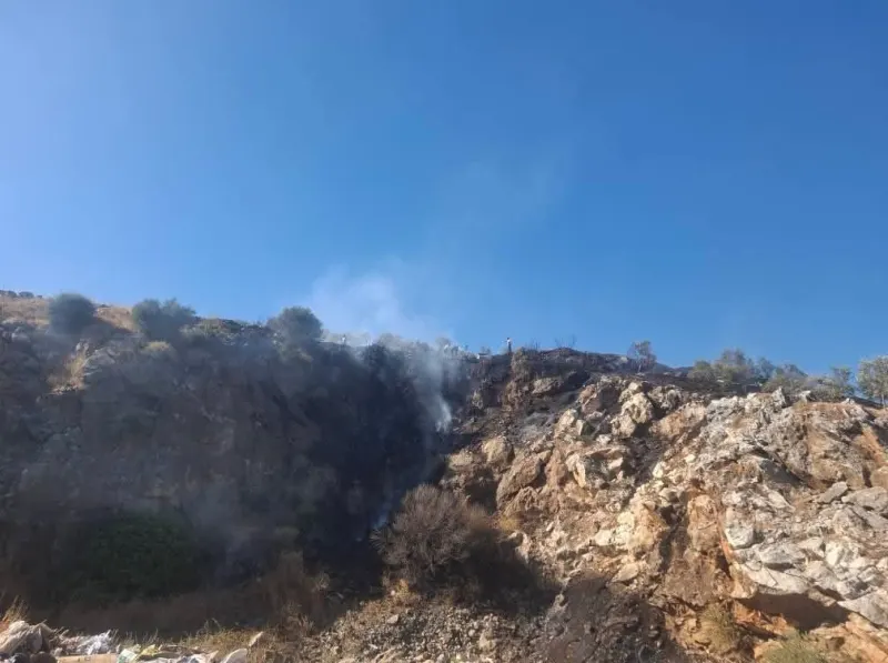 GERMENCİK’TE ÇIKAN YANGIN BÜYÜMEDEN KONTROL ALTINA ALINDI