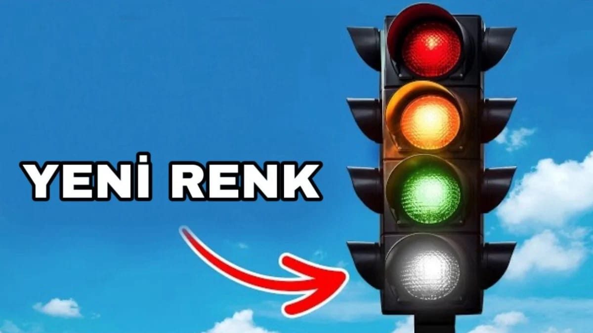 Trafik ışıkları dörtleniyor: İşte beyazın anlamı