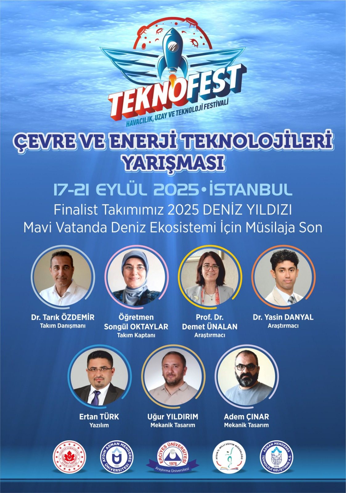 Mavi Vatanda Ekosistemi İçin Müsilaja Son: ADÜ Teknofest 2025 Finalinde