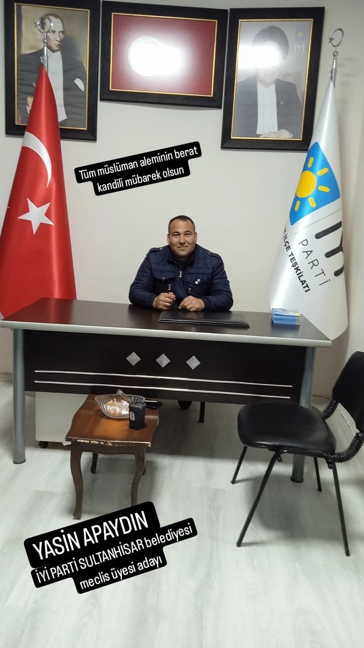 Sultanhisar İYİ Parti’de İstifa: Yasin Apaydın’dan Yönetim Anlayışına Sert Eleştiriler