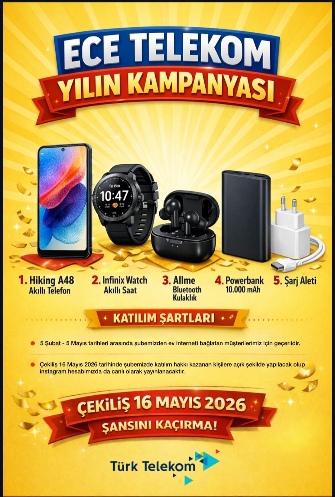 Ece Telekom’dan “Yılın Kampanyası” Fırsatı!