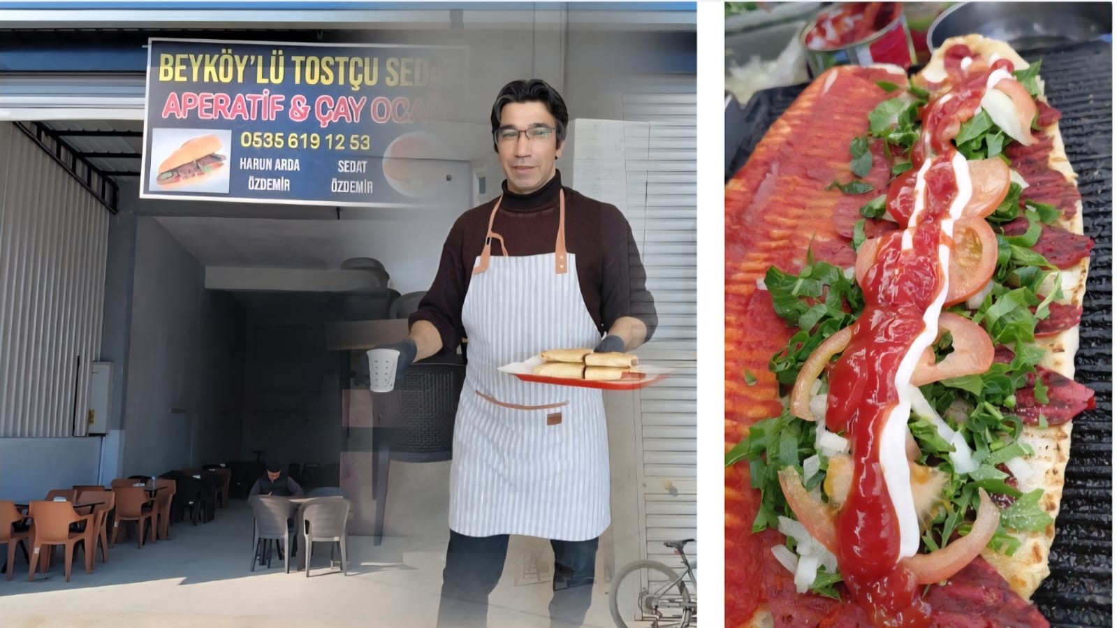BEYKÖY’LÜ TOSTÇU SEDAT YENİ YERİNDE HİZMETE BAŞLADI