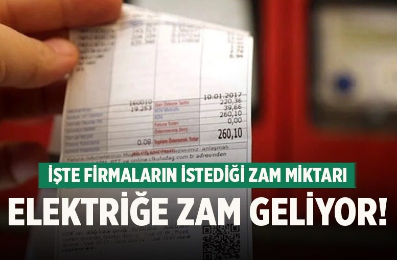 Elektriğe Zam Kapıda; 1 Nisan’da geliyor!