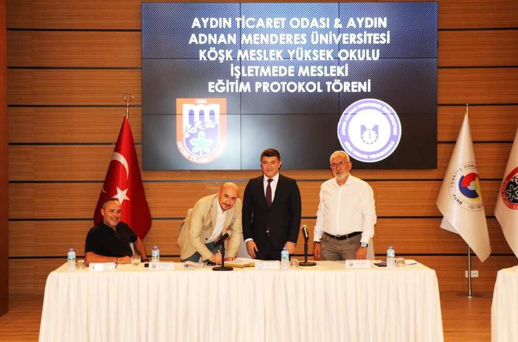 Köşk MYO ve Aydın Ticaret Odası Arasında İş Birliği Anlaşması İmzalandı