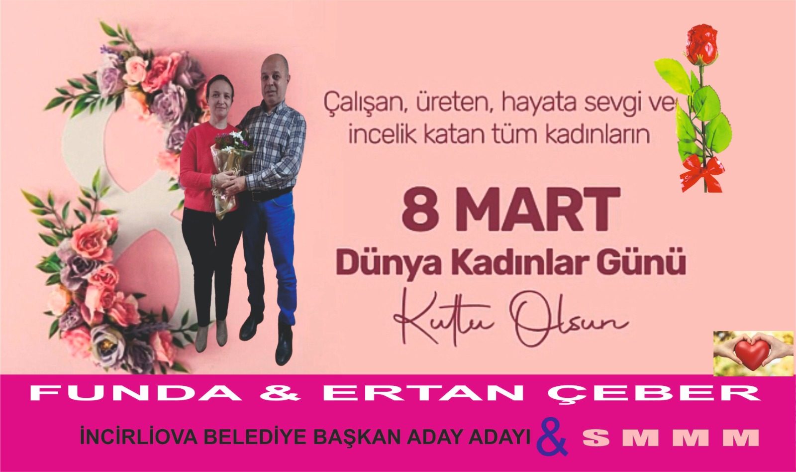 ERTAN CEBER’DEN “8 MART DÜNYA KADINLAR GÜNÜ” KUTLAMA MESAJI