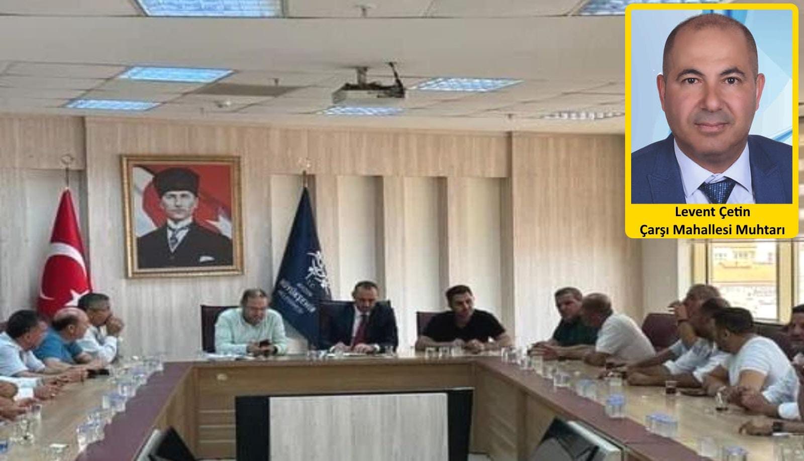 Çarşı Mahallesi Muhtarı Çetin Aydın Büyükşehir Belediyesine Vatandaşların Taleplerini İletti