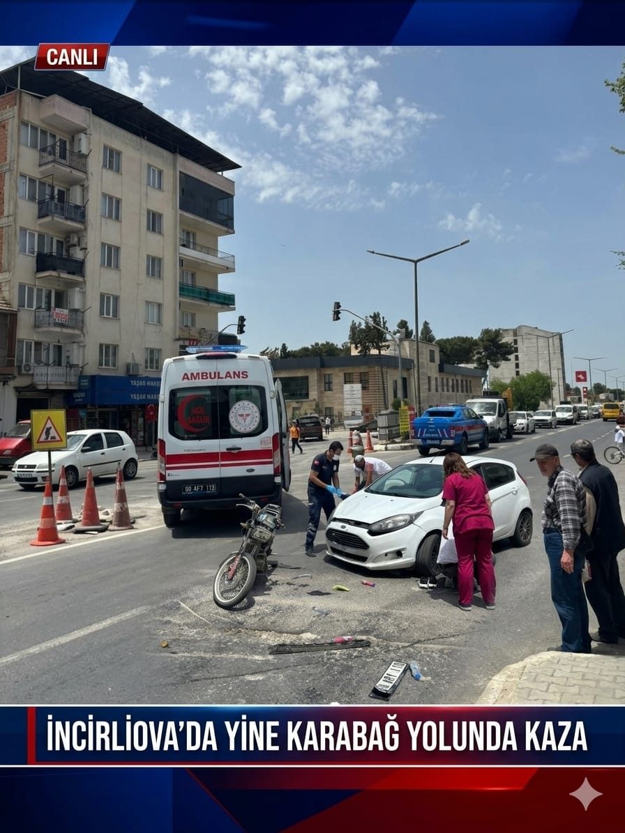 İNCİRLİOVA’DA YİNE KARABAĞ YOLUNDA KAZA