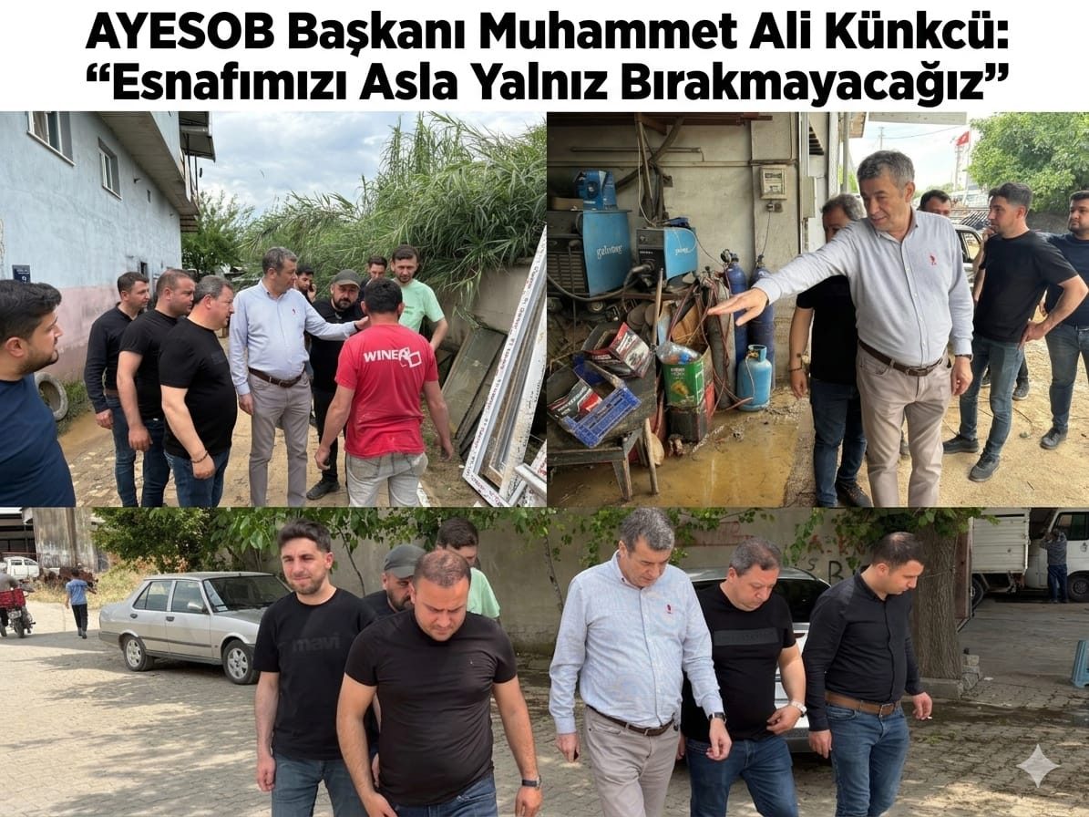 SELİN VURDUĞU KÖŞK SANAYİSİNDE ESNAFIN YANINDA İLK İSİM KÜNKCÜ OLDU