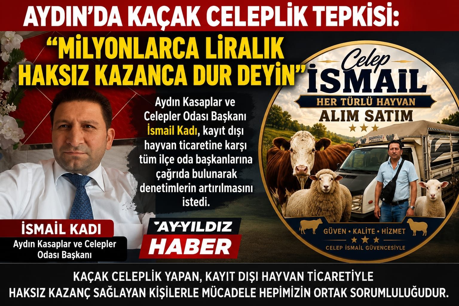 AYDIN'DA KAÇAK CELEPLİK TEPKİSİ: "MİLYONLARCA LİRALIK HAKSIZ KAZANCA DUR DEYİN"
