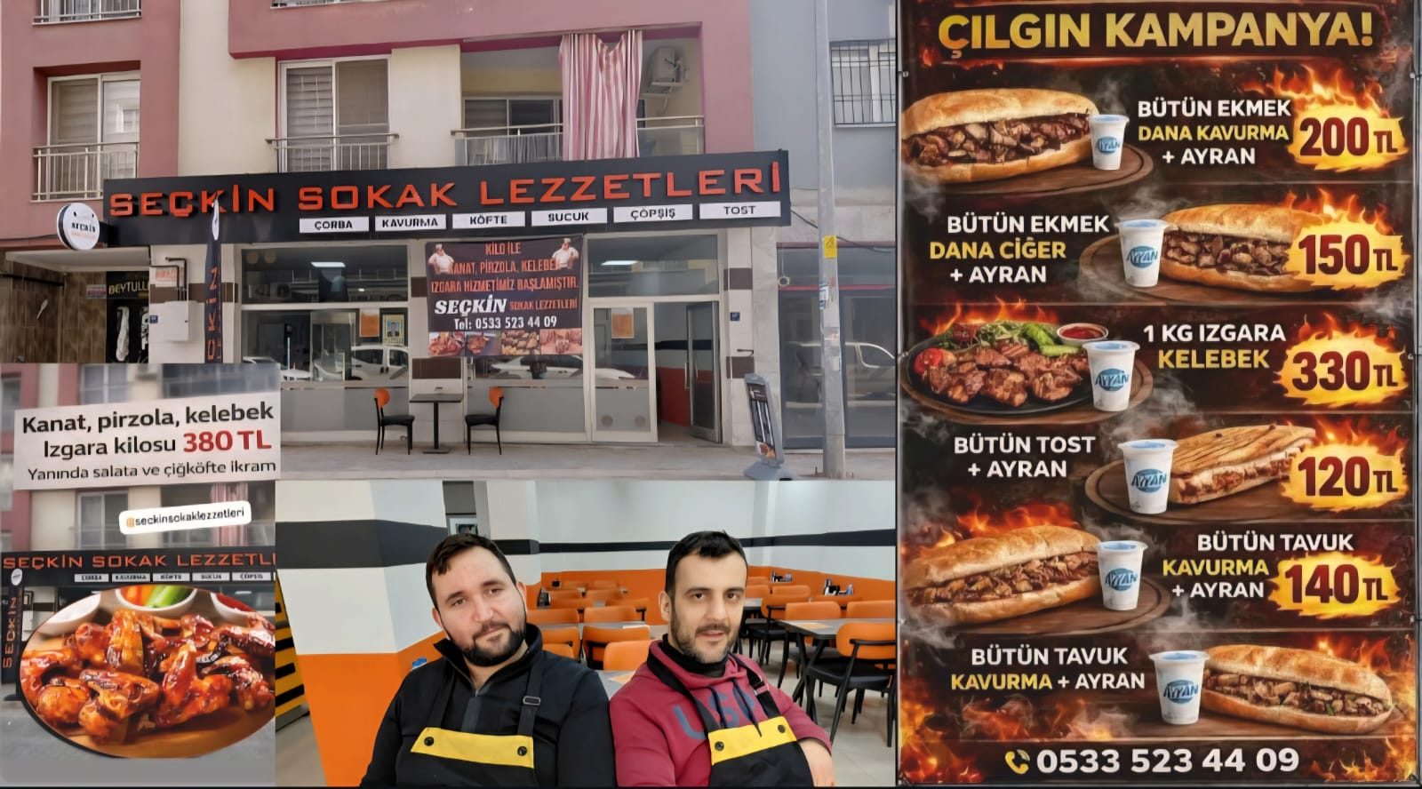 İncirliova’nın Yeni Lezzet Durağı: Seçkin Sokak Lezzetleri Kapılarını Açtı!