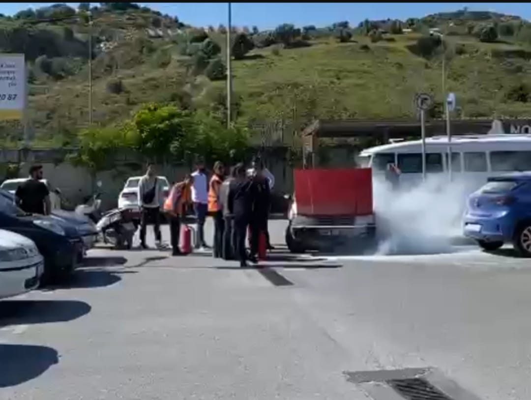 NOVADA’DA PANİK ANLARI