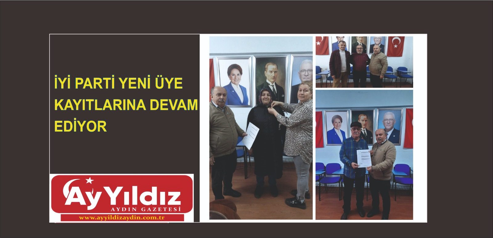 İYİ PARTİ YENİ ÜYE KAYITLARINA DEVAM EDİYOR