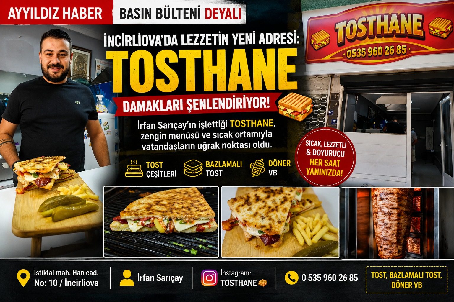 TOSTHANE DAMAKLARI ŞENLENDİRİYOR