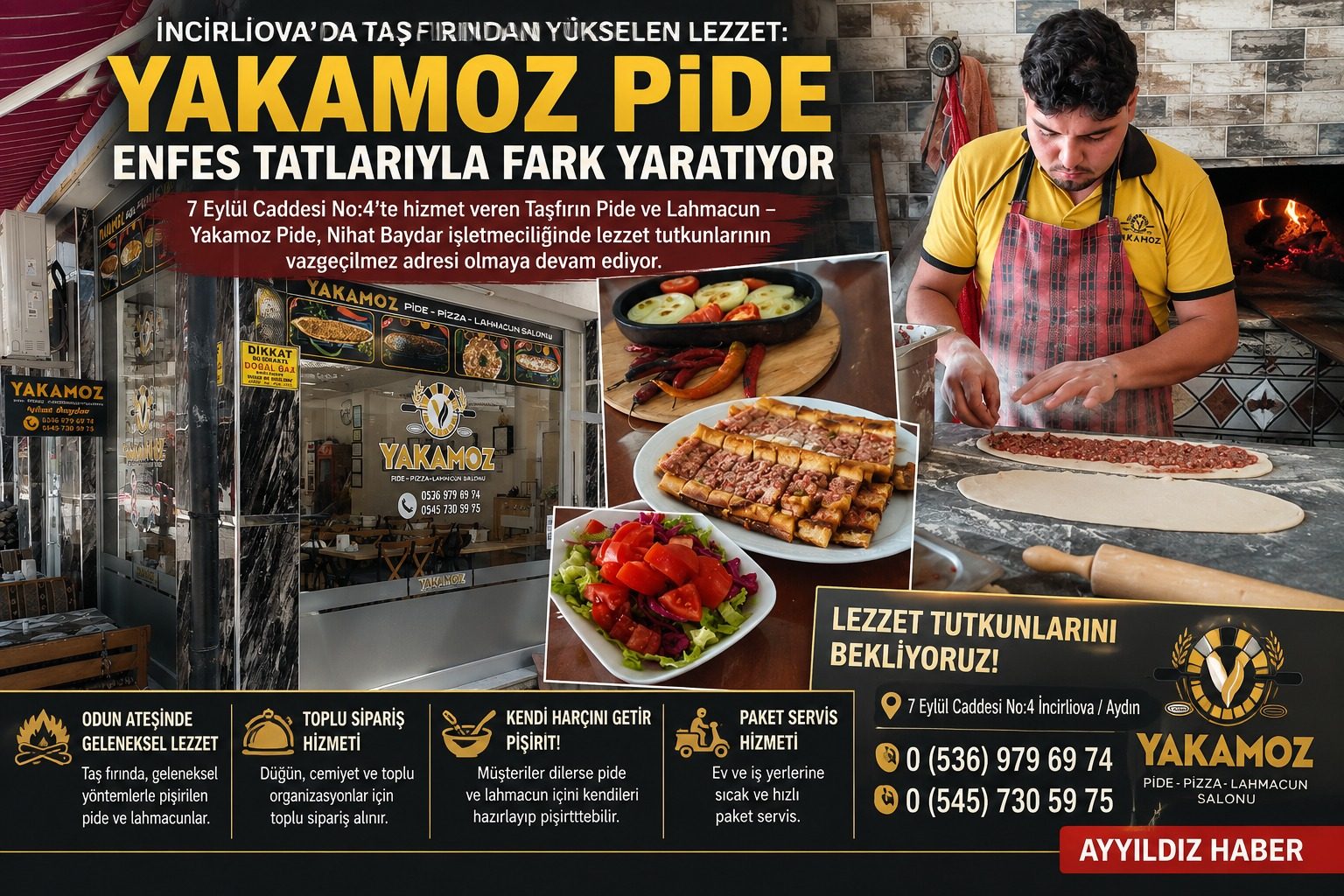 Paket Servisten Toplu Siparişe: Yakamoz Pide Her Yerde