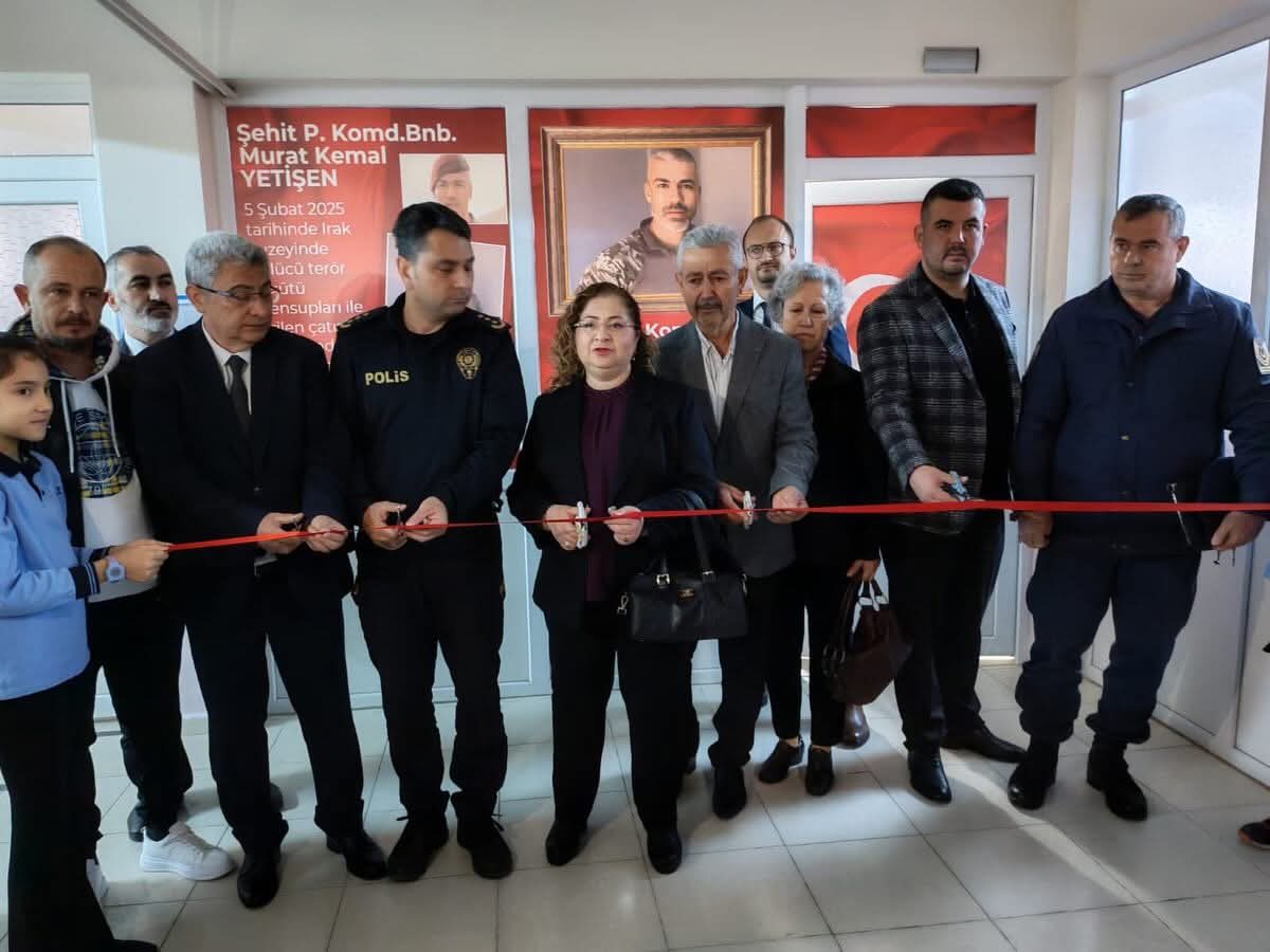 Germencik’te “Yaşayan Şehit Kütüphanesi” Açıldı