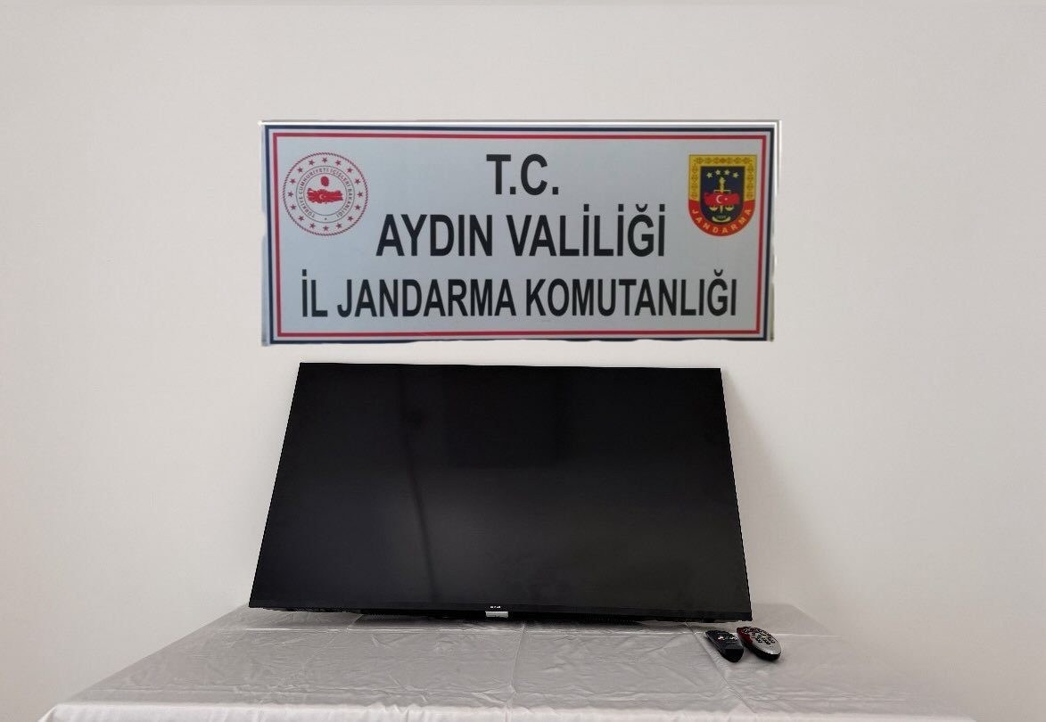 TELEVİZYON HIRSIZI OPERASYONLA YAKALANDI