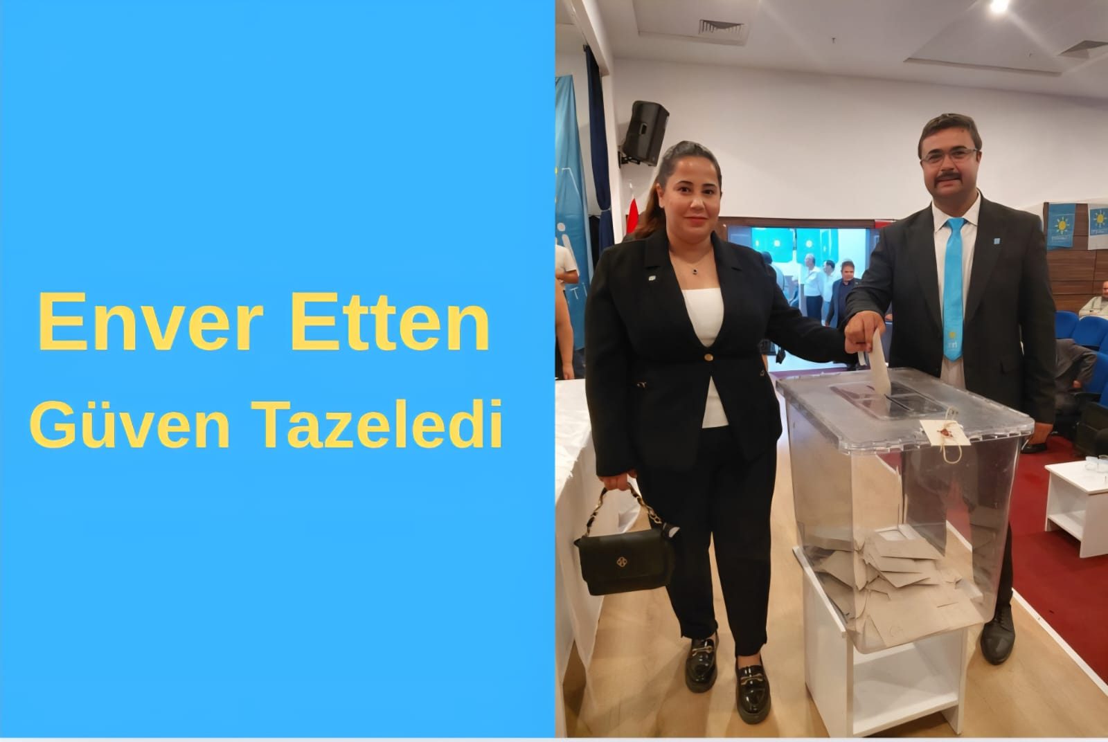 Enver Etten, İYİ Parti İncirliova İlçe Başkanı Oldu