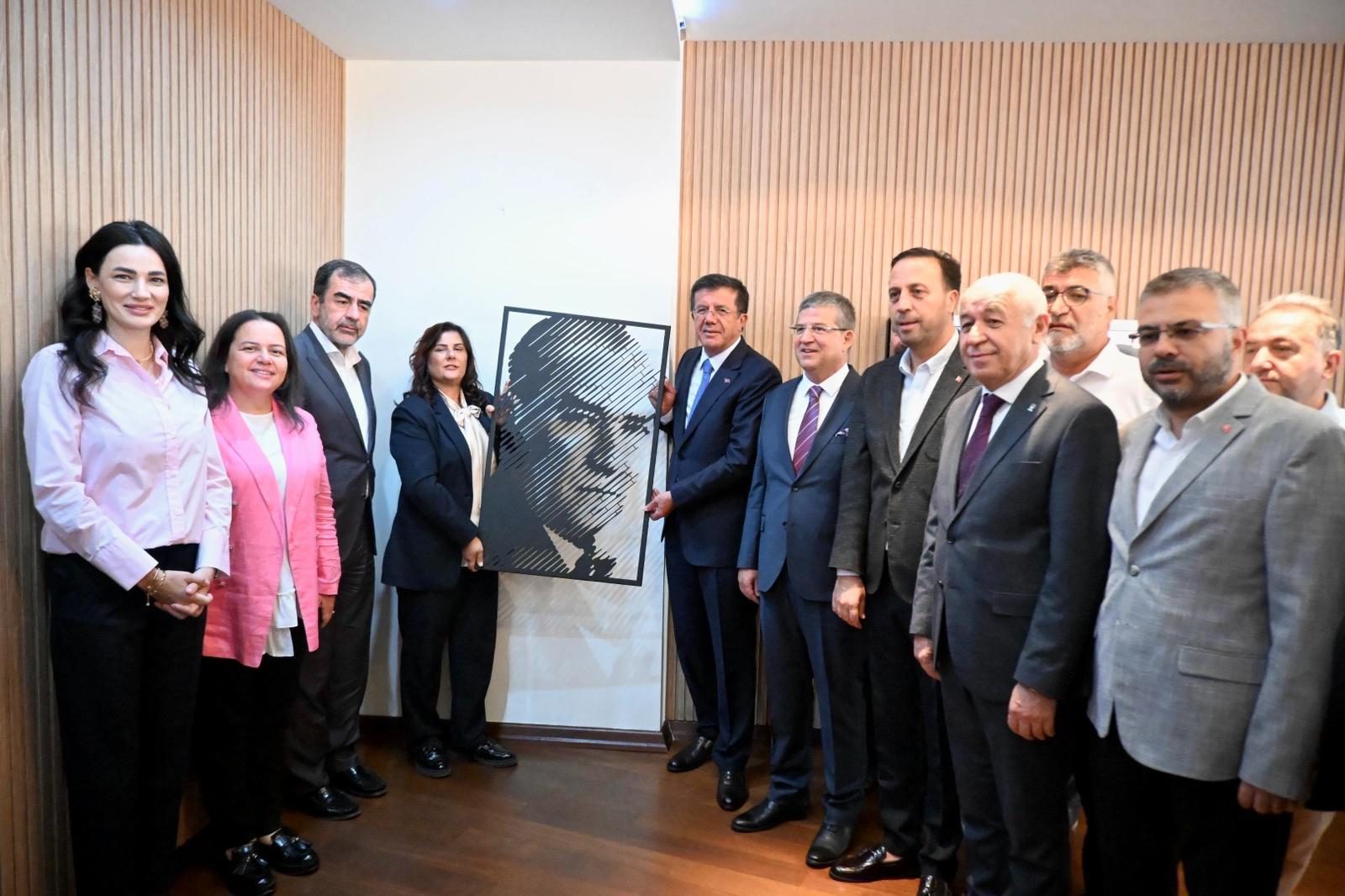 BAŞKAN ÇERÇİOĞLU’NA AK PARTİ GENEL BAŞKAN YARDIMCISI ZEYBEKCİ’DEN ZİYARET