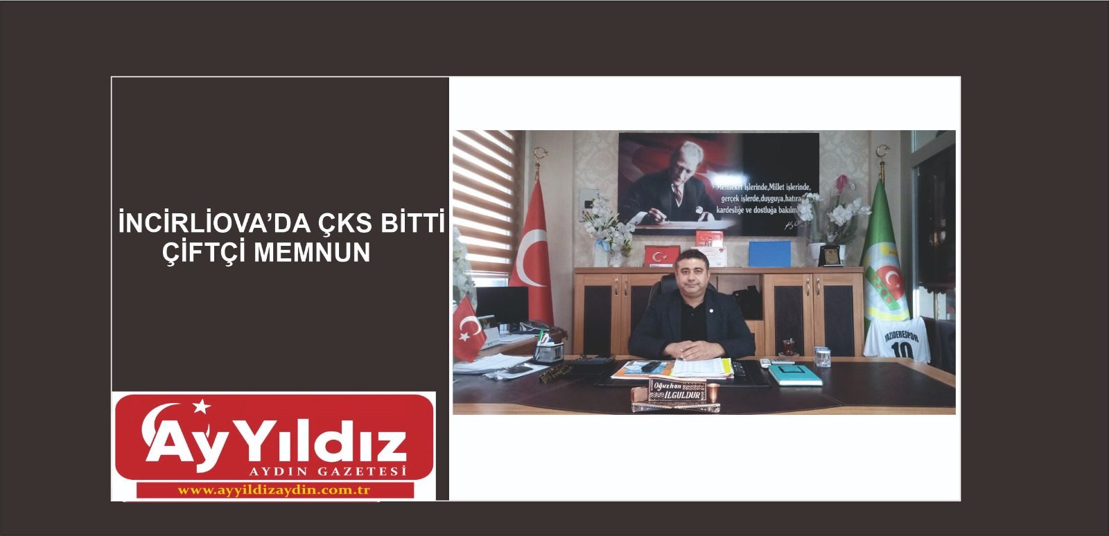 İNCİRLİOVA’DA ÇKS BİTTİ, ÇİFTÇİ MEMNUN