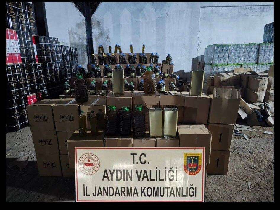YİNE SAHTE ZEYTİNYAĞI OPERASYONU