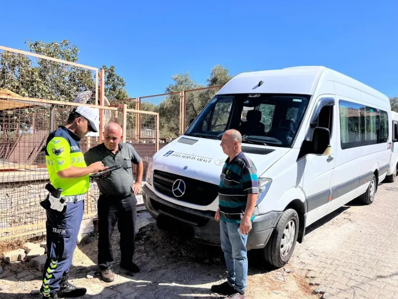 Germencik’te okul servislerine sıkı denetim