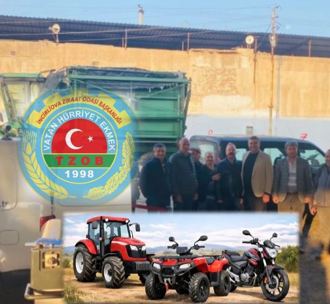 İNCİRLİOVA ZİRAAT ODASI’NDAN TRAKTÖR VE MOTOSİKLET VİZE İŞLEMLERİ DUYURUSU
