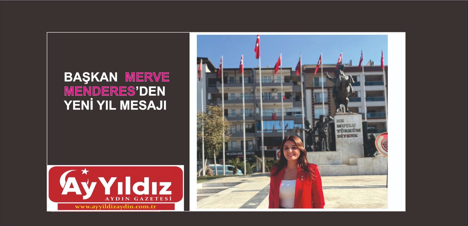 BAŞKAN  MERVE MENDERES’DEN YENİ YIL MESAJI