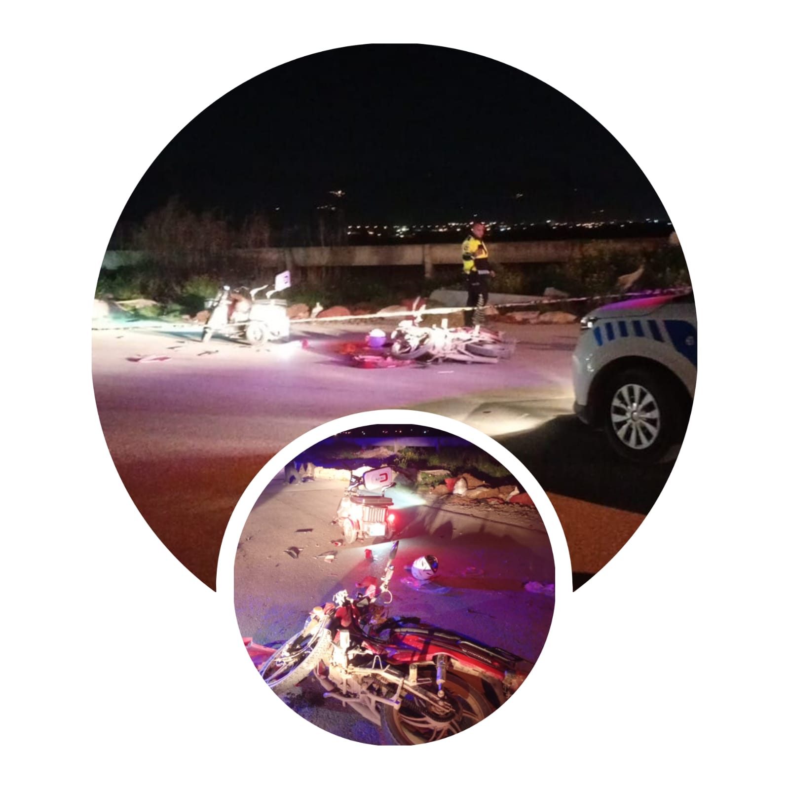 Acarlar Mahallesinde Motor Kazası