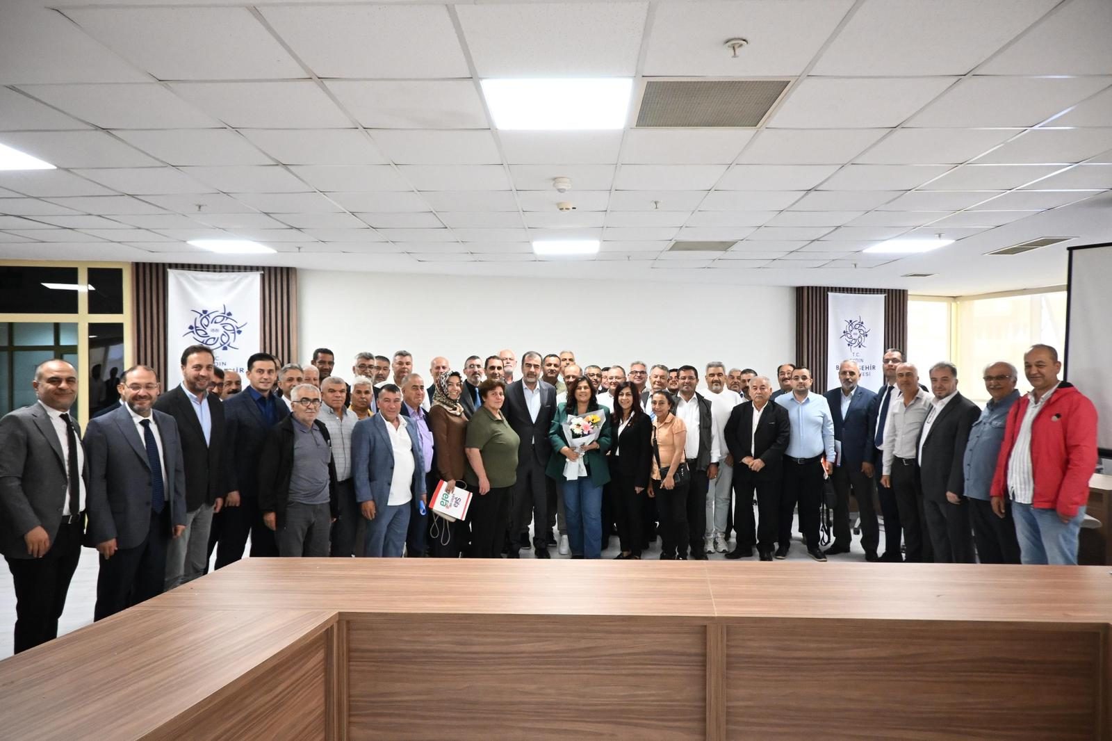 BAŞKAN ÇERÇİOĞLU GERMENCİKLİ MUHTARLAR İLE BİR ARAYA GELDİ