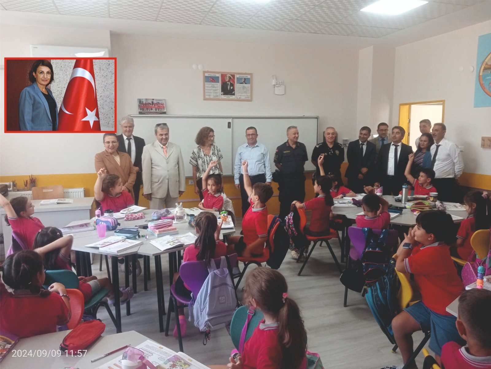 KAYMAKAM CANAN HANÇER BAŞTÜRK , 2024-2025 EĞİTİM ÖĞRETİM YILI İLKÖĞRETİM HAFTASI KUTLAMA PROGRAMINA KATILDI