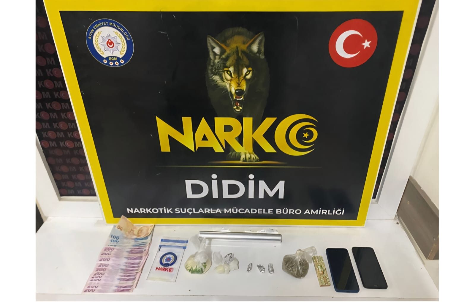 DİDİM’DE UYUŞTURUCU OPERASYONU: 1 KİŞİ TUTUKLANDI, 1 KİŞİ CEZAEVİNE GÖNDERİLDİ