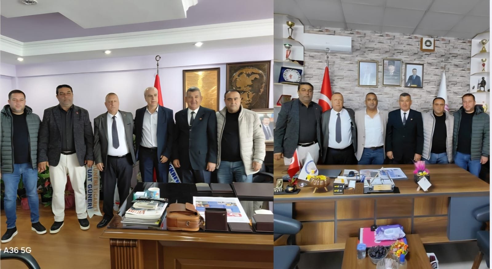 İNCİRLİOVA’DA ANLAMLI ZİYARET: MUHTARLARDAN ODA BAŞKANLARINA HAYIRLI OLSUN MESAJI