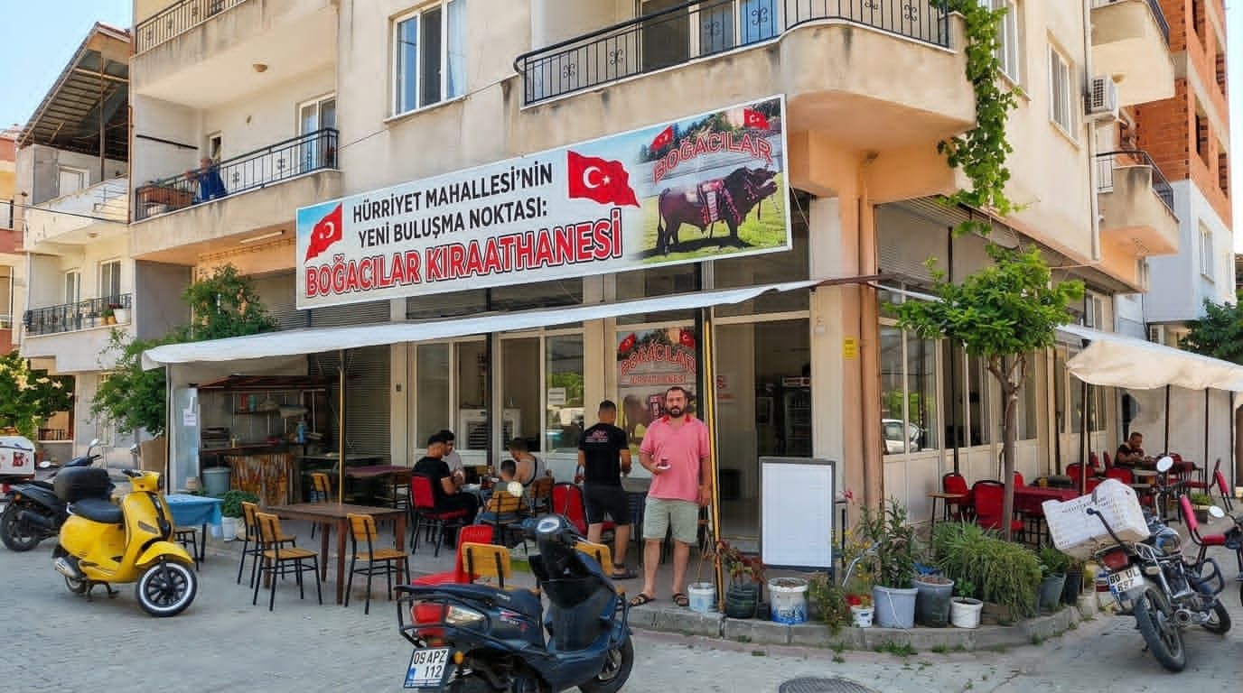 HÜRRİYET MAHALLESİ'NİN YENİ BULUŞMA NOKTASI: BOĞACILAR KIRAATHANESİ